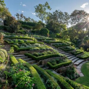 Entretien de jardin en pente : Stratégies pour un espace vert harmonieux et stable !