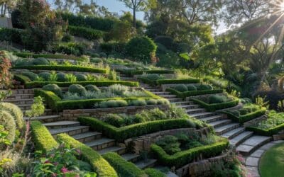 Entretien de jardin en pente : Stratégies pour un espace vert harmonieux et stable !