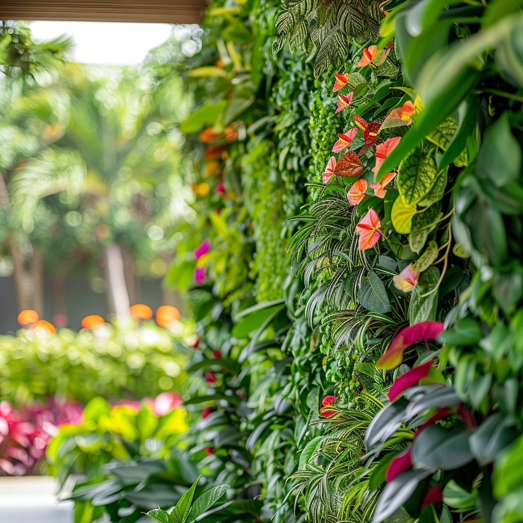 Jardin vertical : Optimisez l’espace avec un mur végétal impressionnant !