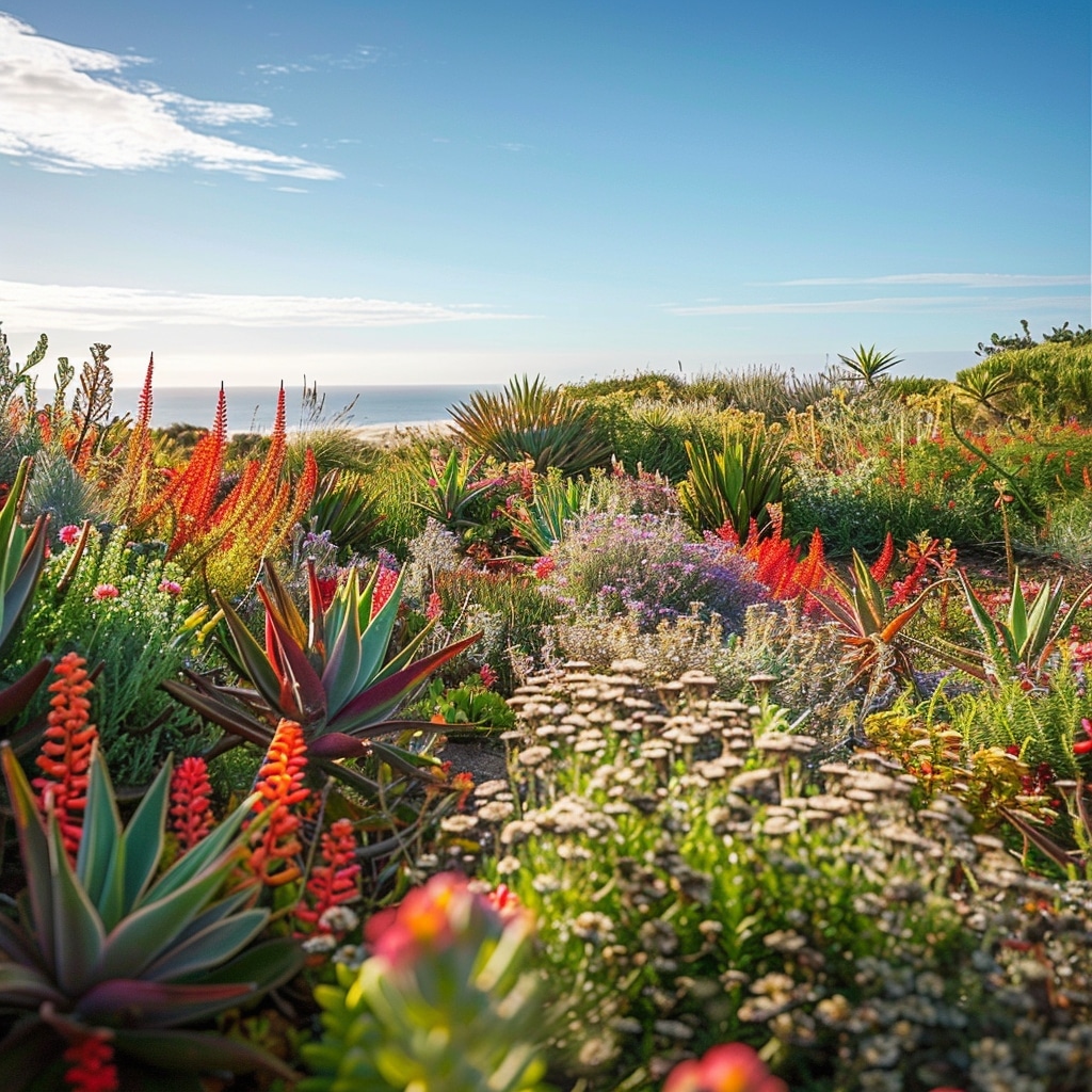 Plantes de bord de mer : Sélection et entretien pour un jardin côtier résistant !