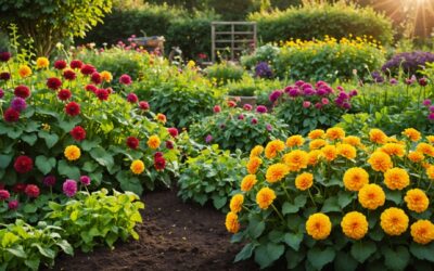 Jardin potager design : Associer légumes et fleurs pour un potager esthétique